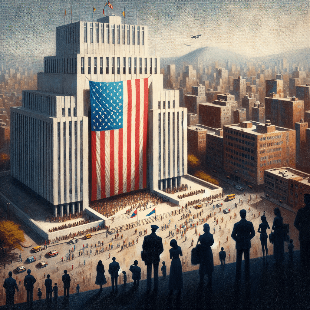 American Flag Raised in Venezuela